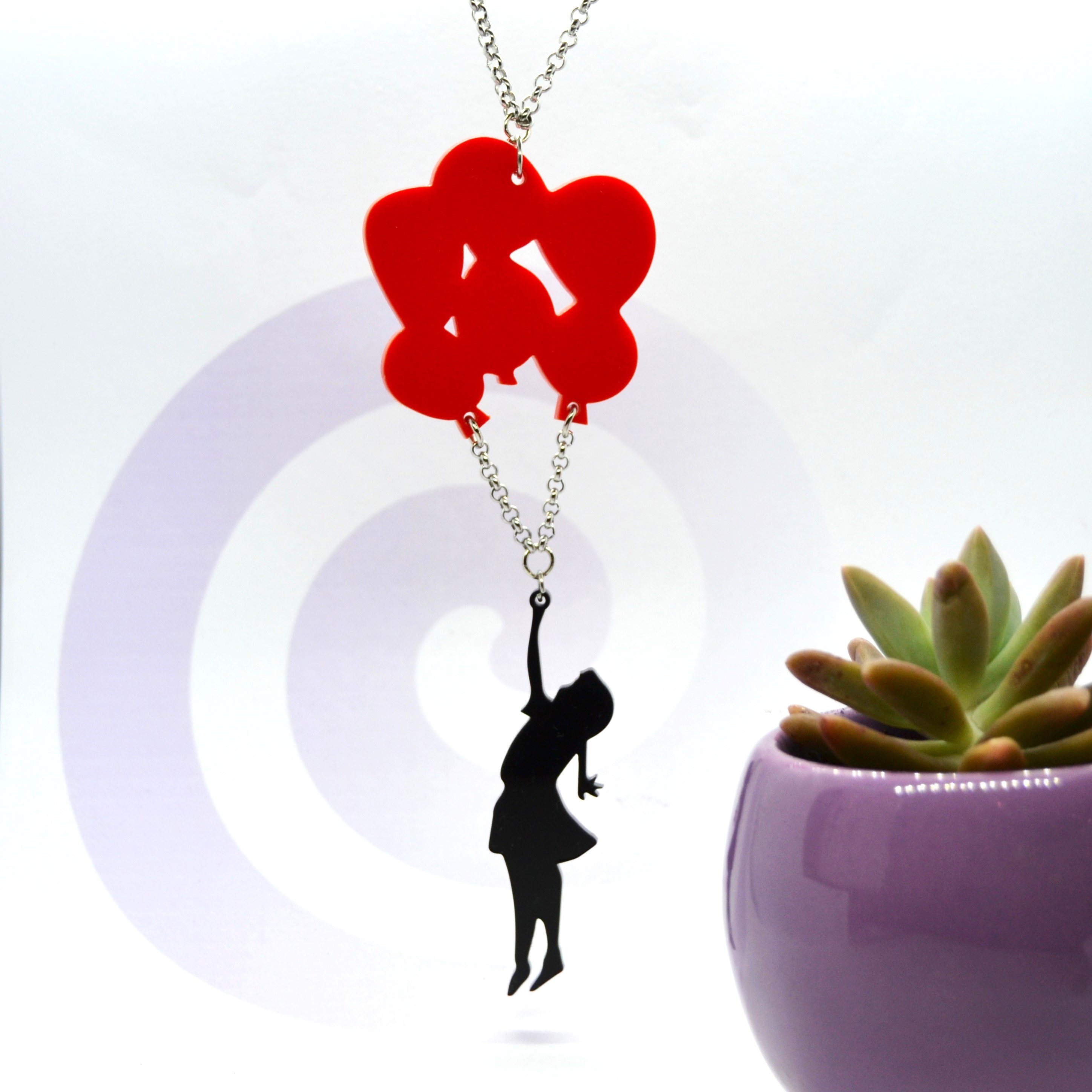 Collana “Bimba con Palloncini”