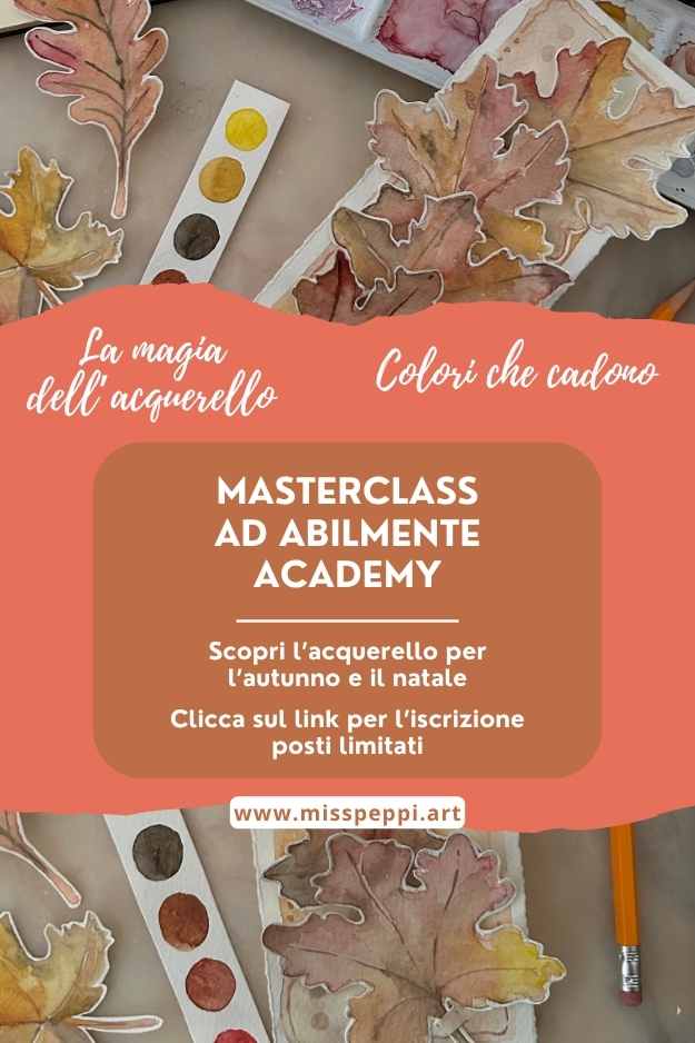 Acquerello- I colori che cadono