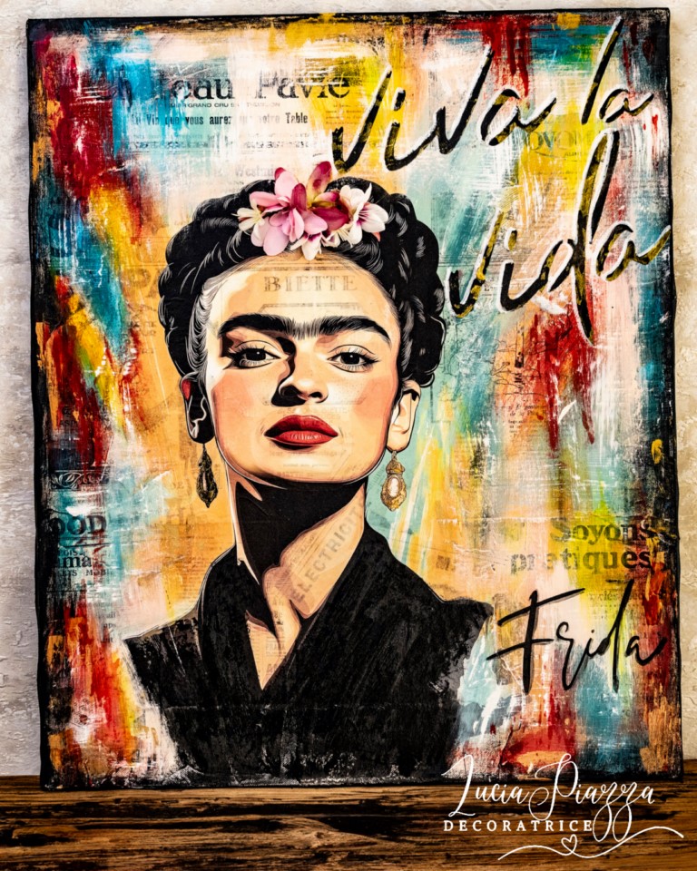 Frida Kahlo e i Fiori: Tela Astratta