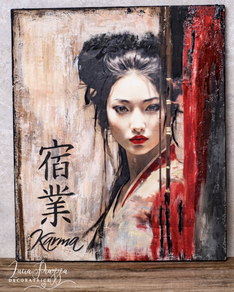 Tela Geisha Giapponese : eleganza e mistero