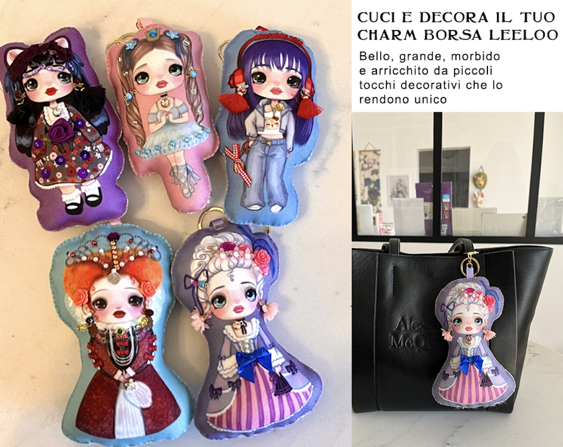 Cuci e decora il tuo charm borsa Leeloo