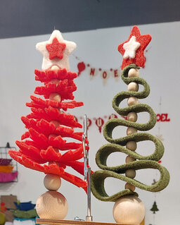 Alberelli da tavolo in feltro