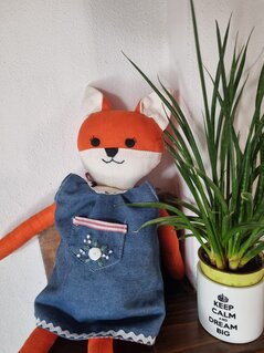 Bambola tilde a forma di volpe