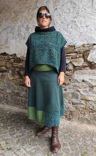 Gonna lunga e maglia Balena